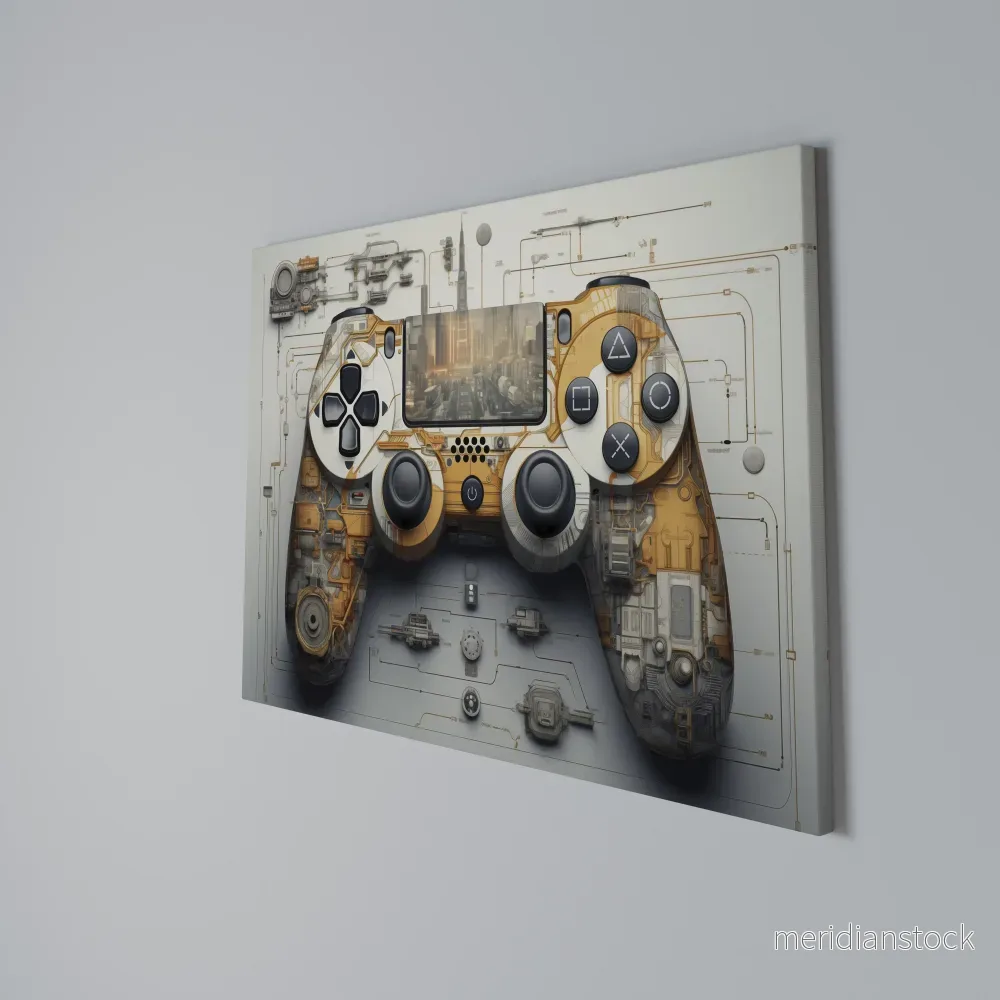 CYBER CHRONICLES PAD Horizontal Canvas Print