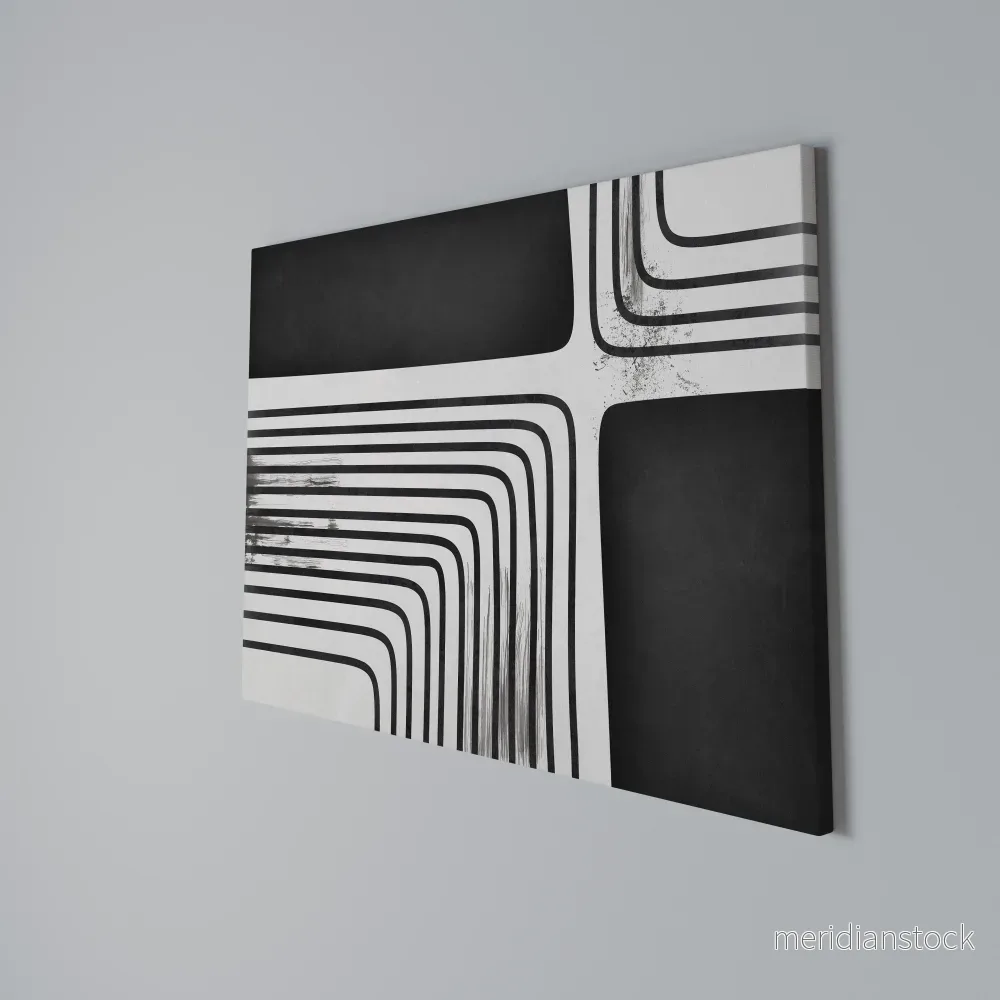 DARKSIDE OF THE LINE Horizontal Canvas Print - Bild 3