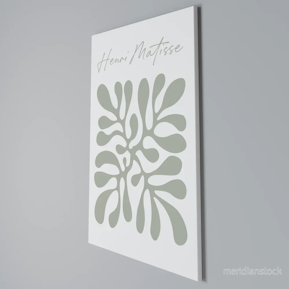 SHAPE OF MATISSE Vertical Canvas Print - Bild 3