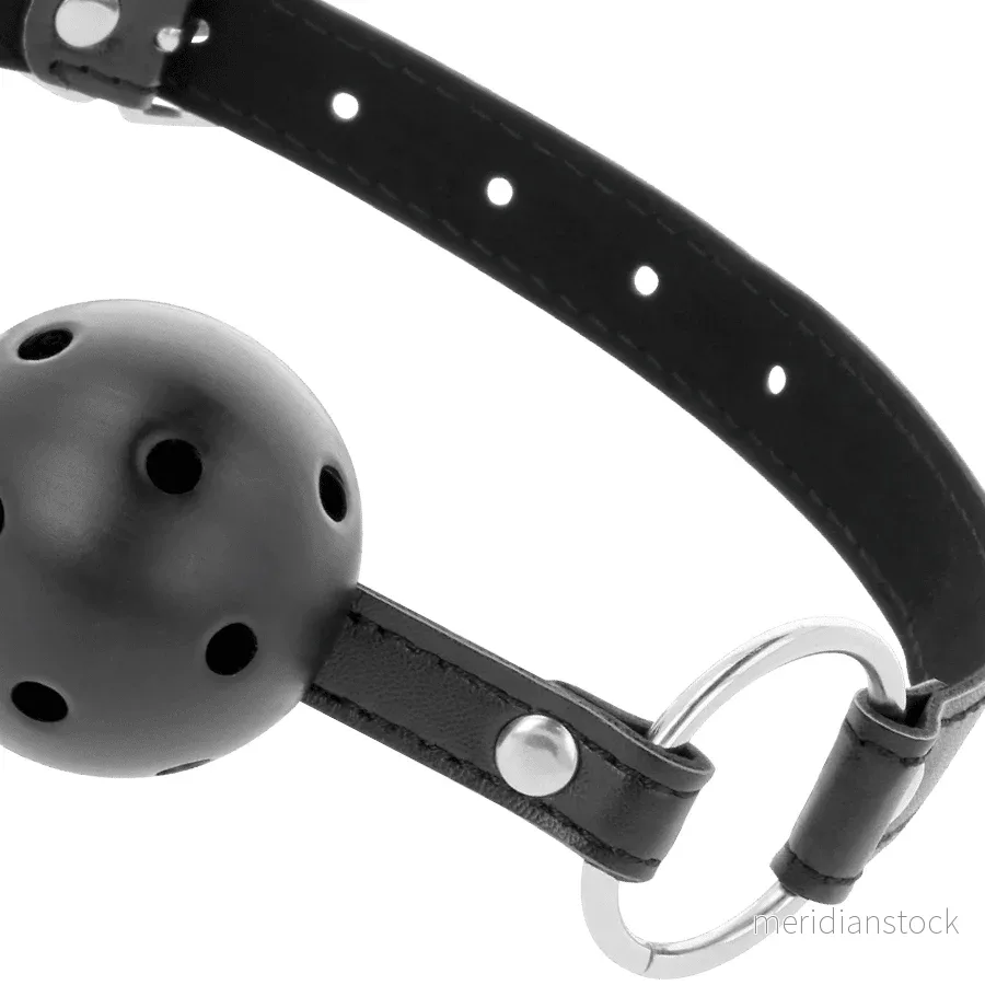 DARKNESS - BLACK BREATHABLE GAG - Bild 2