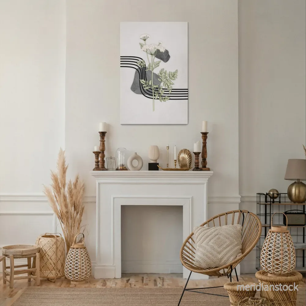 HERACLEUM ARRAY Vertical Canvas Print HERACLEUM ARRAY Vertical Canvas Print