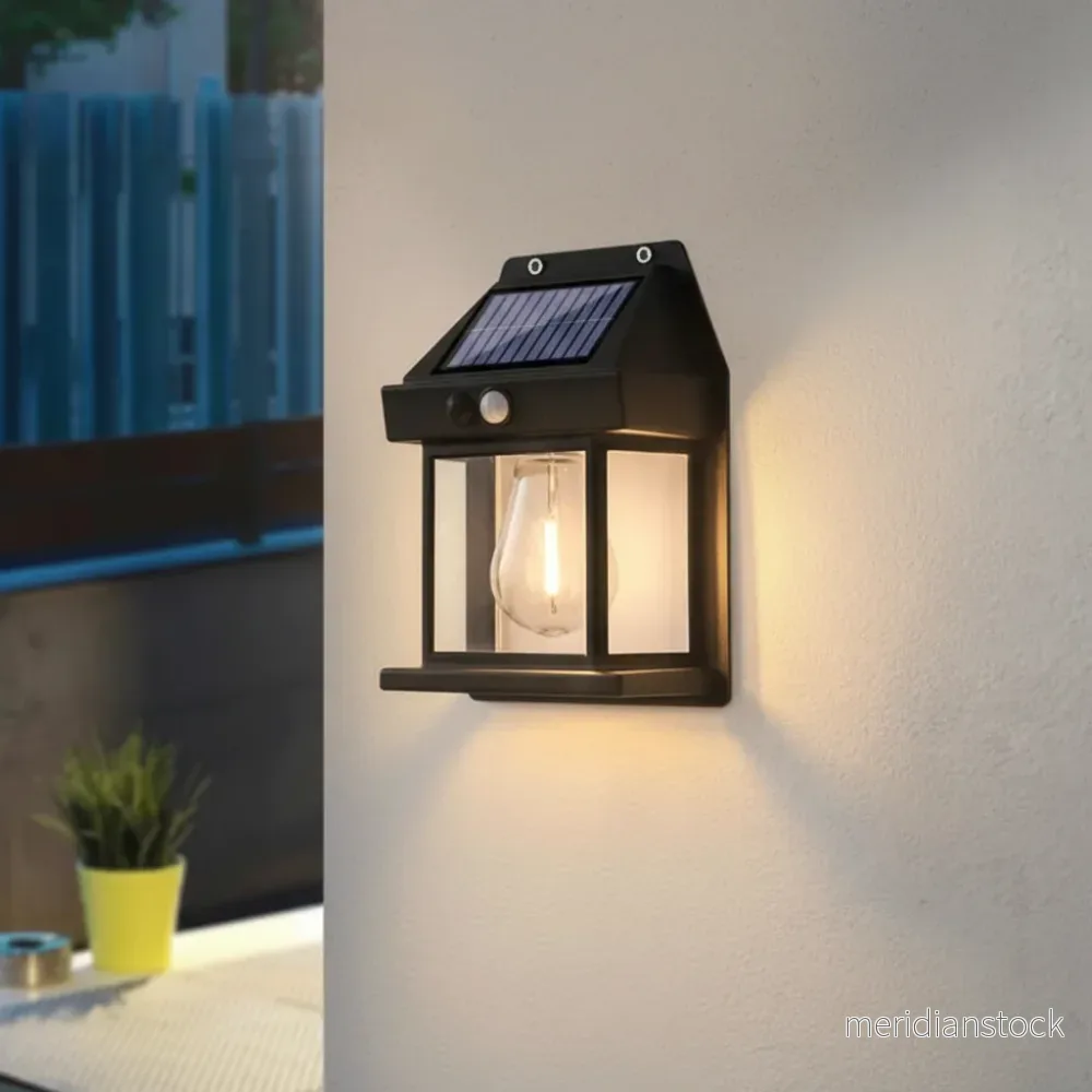 Solcellsvägglampa i ABS - Solighta - Bild 2