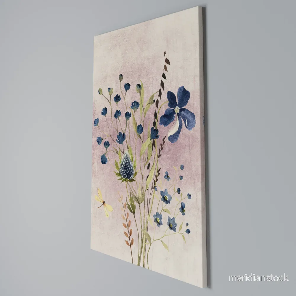 CORNFLOWER REVERIE Vertical Canvas Print - Bild 3