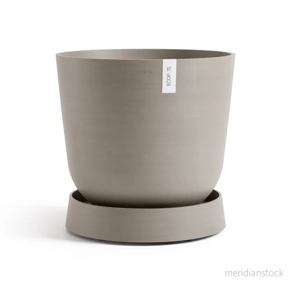 Krukfat Oslo med hjul 55cm taupe - Bild 3
