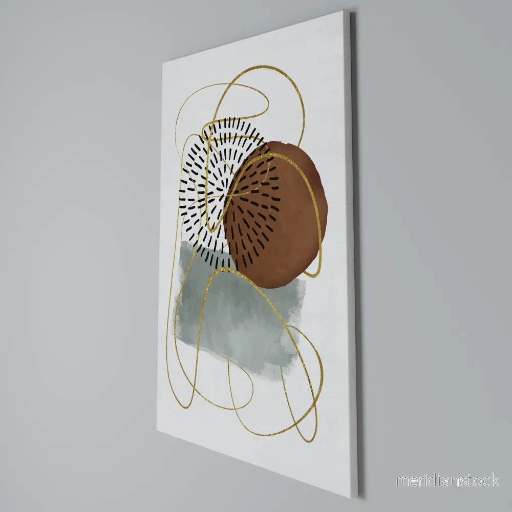 WRAPPED IN SHAPE Vertical Canvas Print - Bild 3