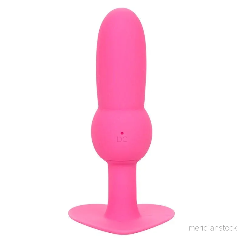 CALEXOTICS - FIRST TIME ANAL PLUG BEADED PROBE 10 VIBRATIONS PINK
