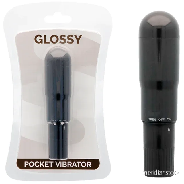 GLOSSY - POCKET VIBRATOR BLACK - Bild 3