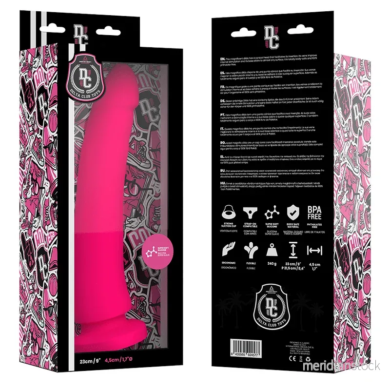 DELTA CLUB - TOYS PINK DILDO MEDICAL SILICONE 23 CM -O- 4.5 CM - Bild 3