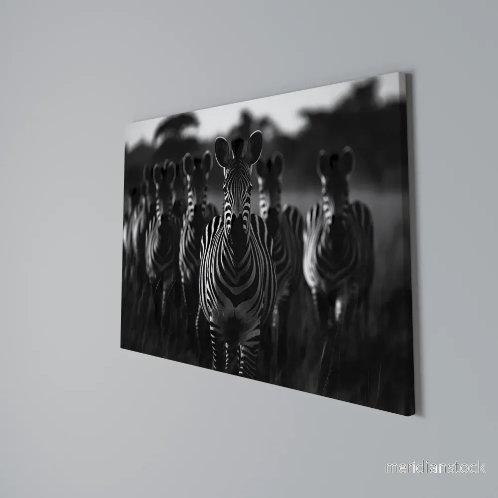 STRIPED SYMPHONY SAGA Horizontal Canvas Print - Bild 3