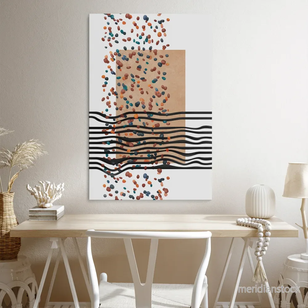 IMAGINARY RAIN Vertical Canvas Print