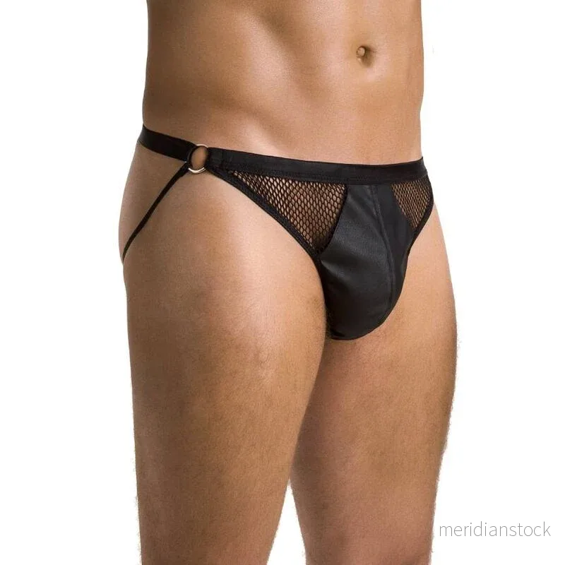 PASSION - 034 SLIP OPEN LUKE BLACK L/XL - Bild 2