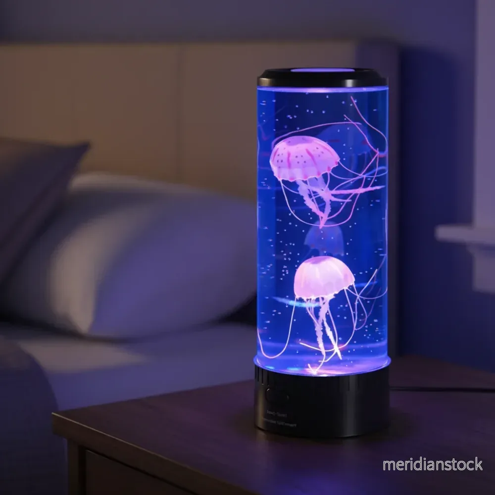 LED Medusalampa Cylindrisk - Jellyglow