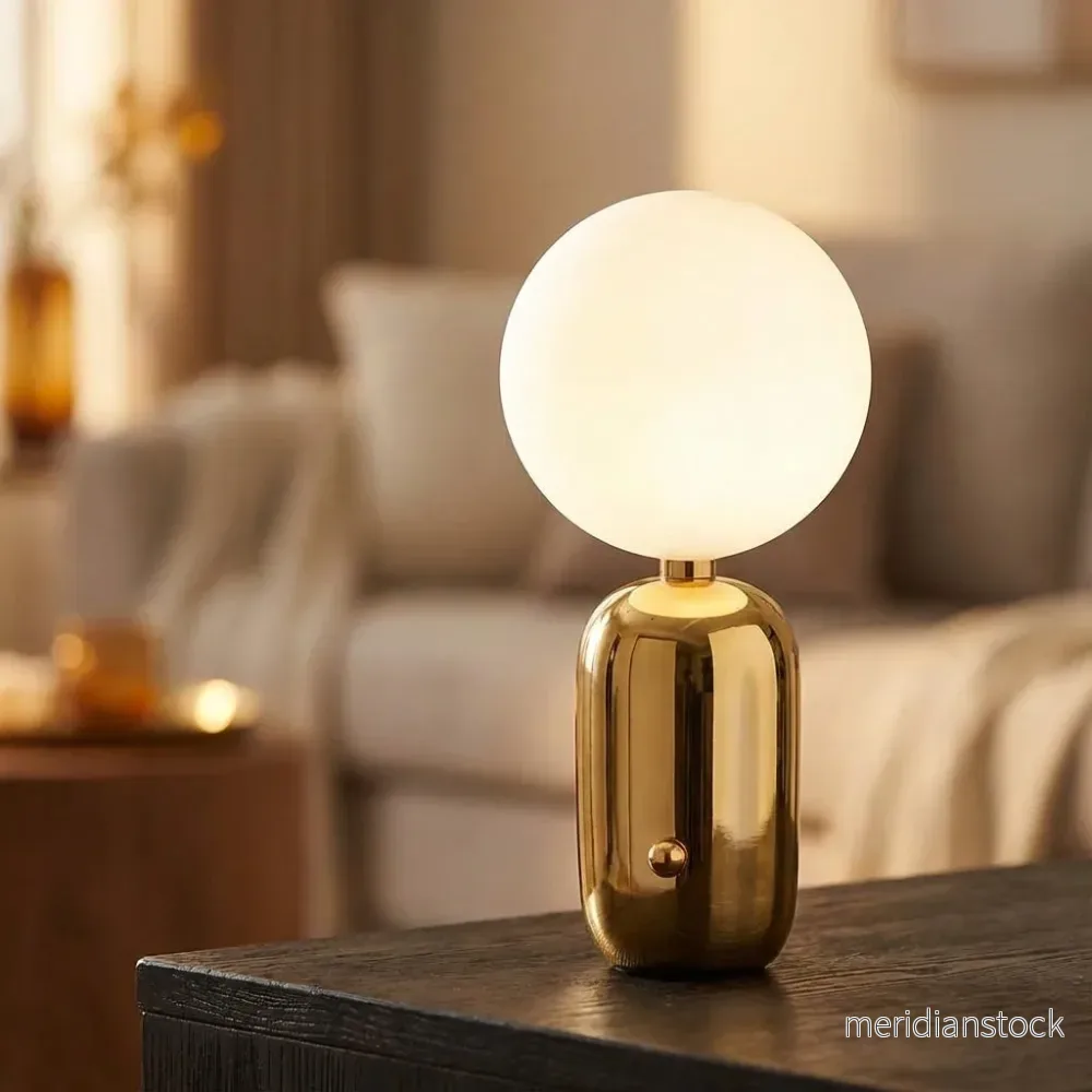Modern globusbordslampa – Orbisol Modern globusbordslampa – Orbisol