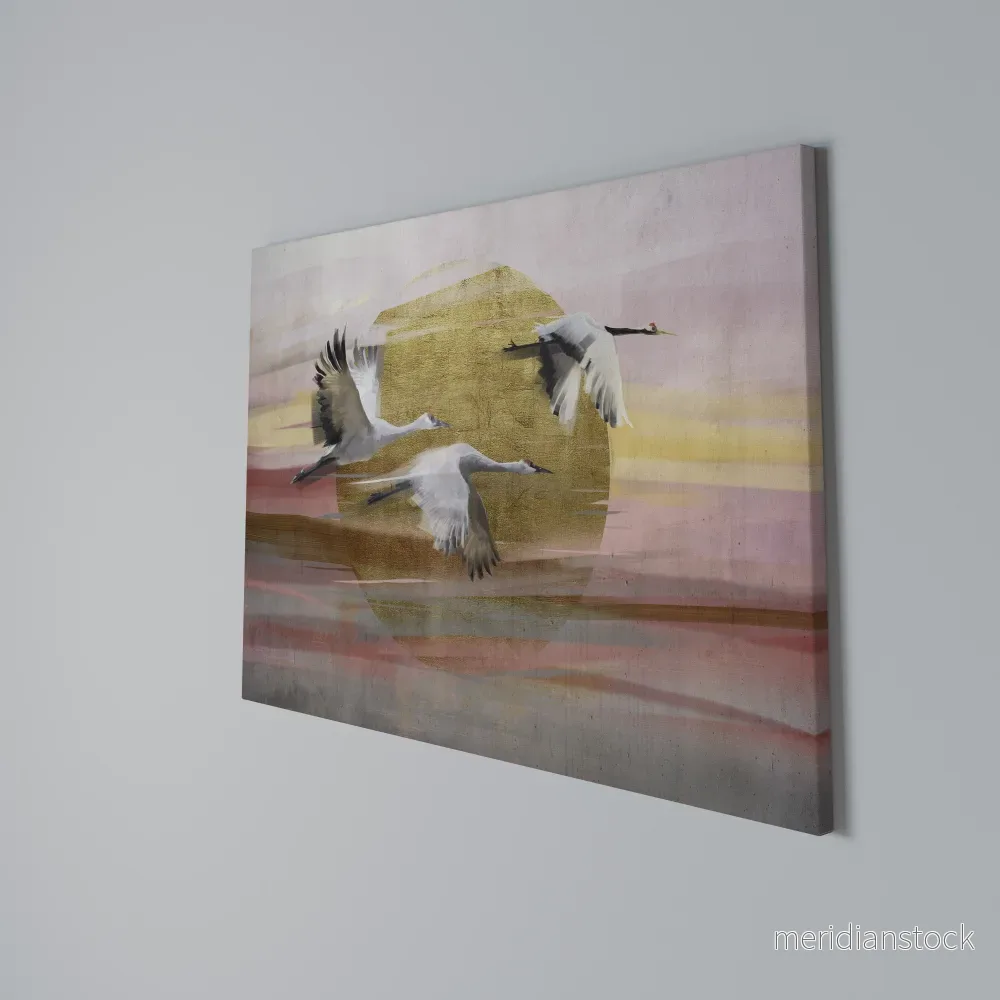 ELEGANT FLIGHT SYMPHONY Horizontal Canvas Print - Bild 3