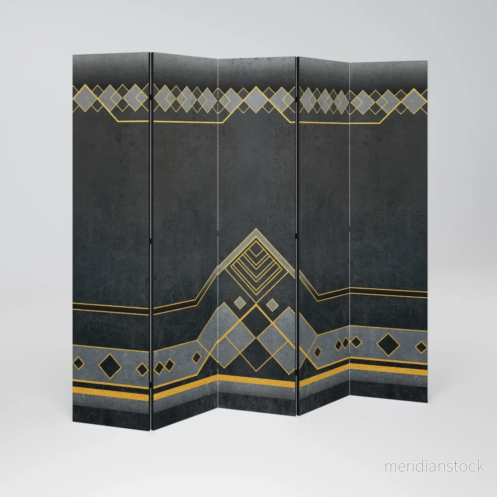 ROYAL ORDINARINESS Dekorativ rumsavdelare – 5 paneler