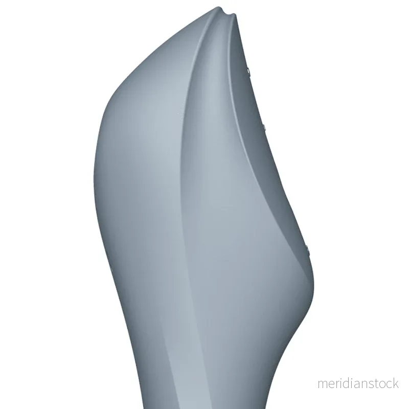 SATISFYER - CURVY TRINITY 3 AIR PULSE VIBRATOR GREY - Bild 3