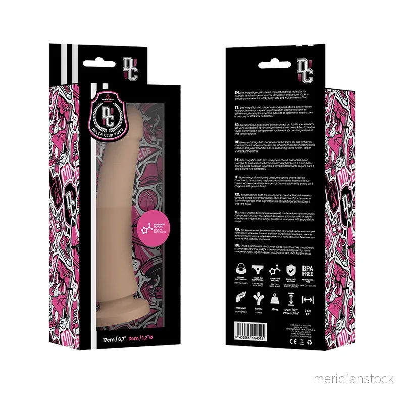 DELTA CLUB - TOYS DILDO NATURAL MEDICAL SILICONE 17 CM -O- 3 CM - Bild 2