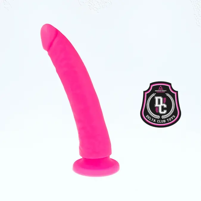 DELTA CLUB - TOYS PINK DILDO MEDICAL SILICONE 20 CM -O- 4 CM - Bild 2