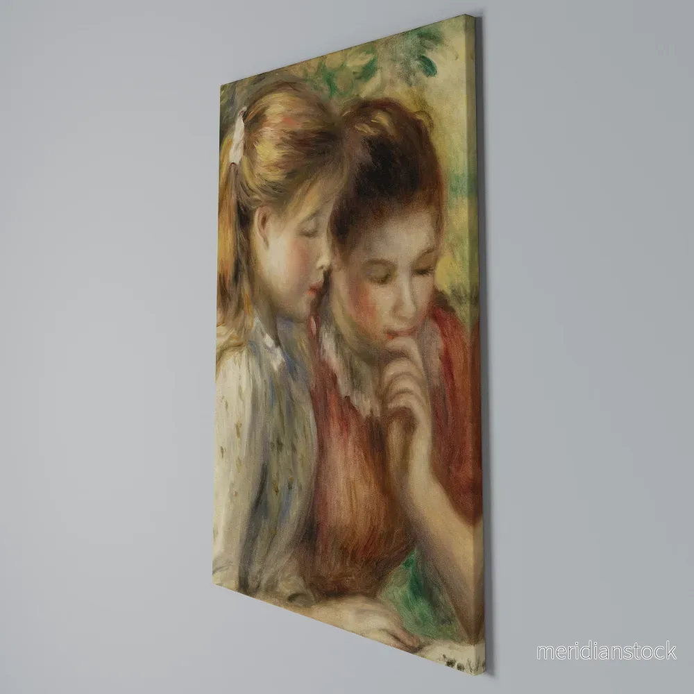 WHISPERS OF FRIENDSHIP Vertical Canvas Print - Bild 3