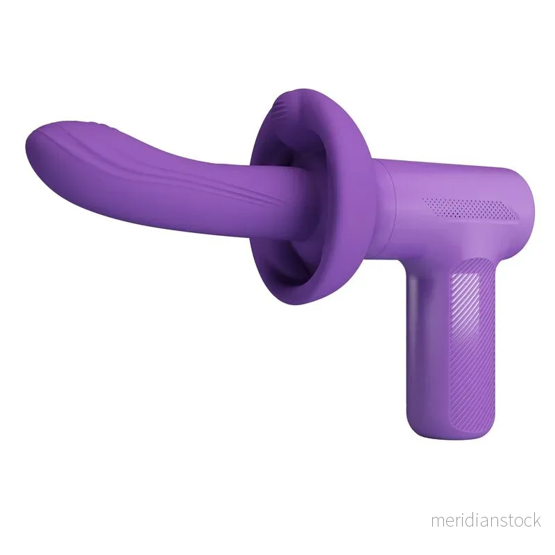 PRETTY LOVE - VITO THRUSTING MASSAGE GUN 5 MODES PURPLE - Bild 2