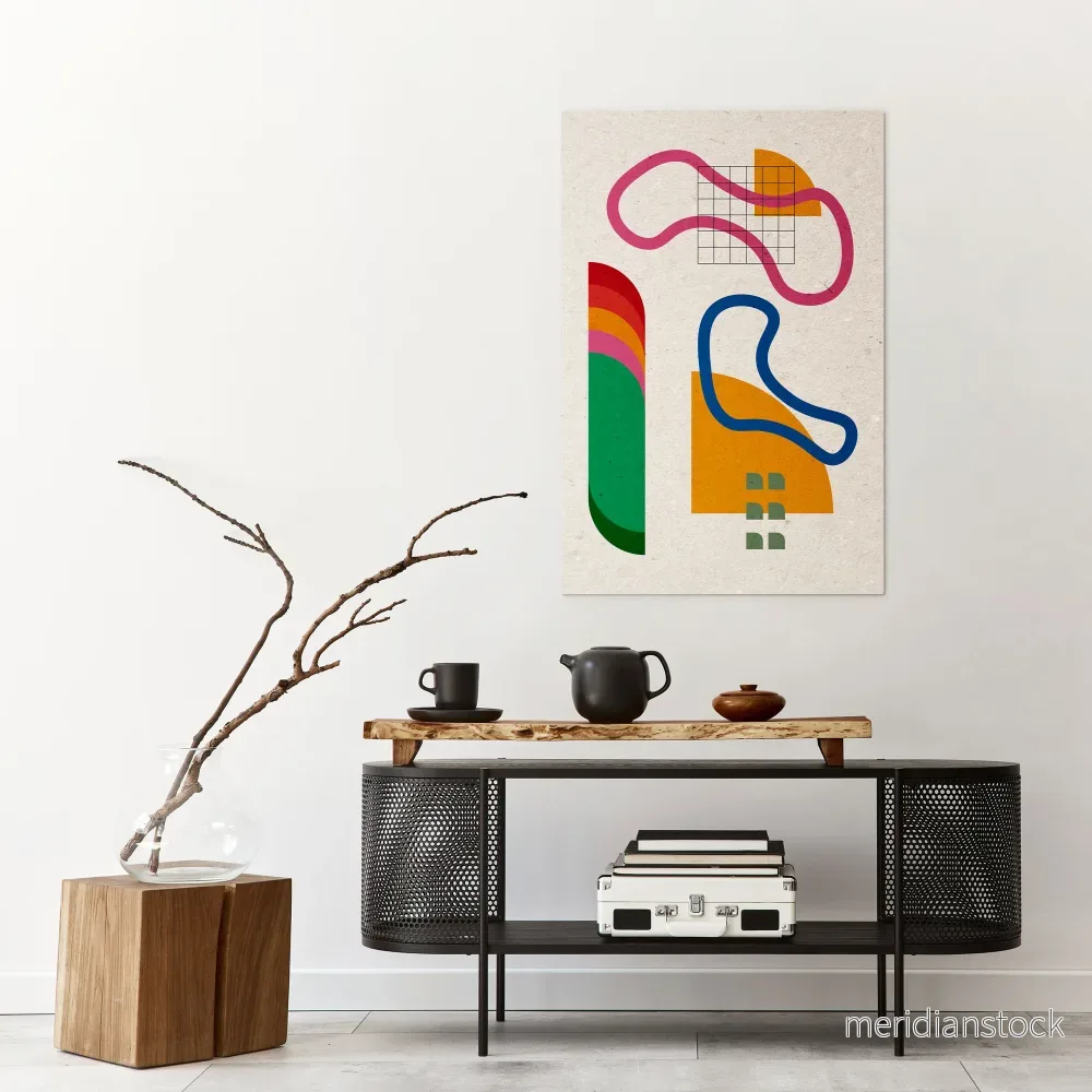 SHAPE SHOCK Vertical Canvas Print SHAPE SHOCK Vertical Canvas Print