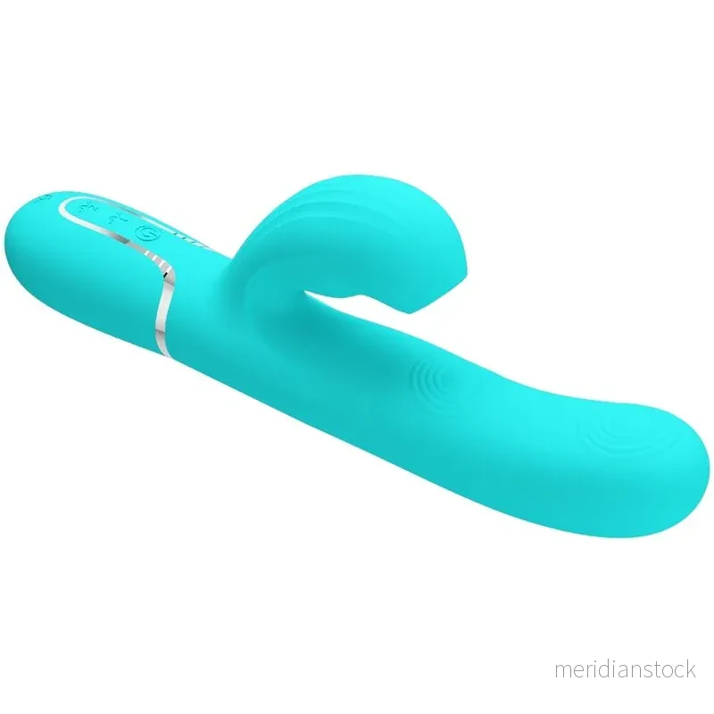PRETTY LOVE - PERLITA MULTIFUNCTION 3 IN 1 G-SPOT VIBRATOR AQUA GREEN - Bild 2