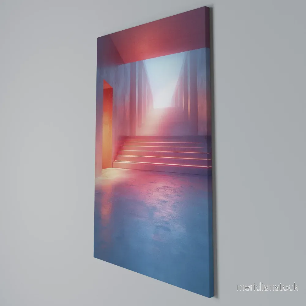 BRIGHT DIRECTION Vertical Canvas Print - Bild 3