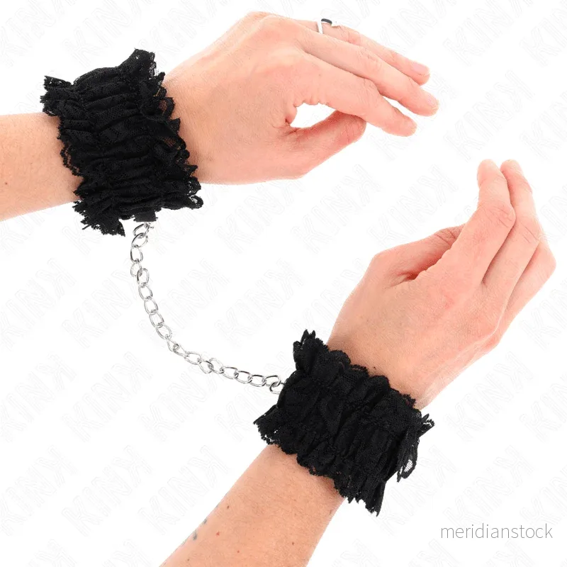 KINK - LACE ELASTIC WRIST RESTRAINTS NEGRO - Bild 3