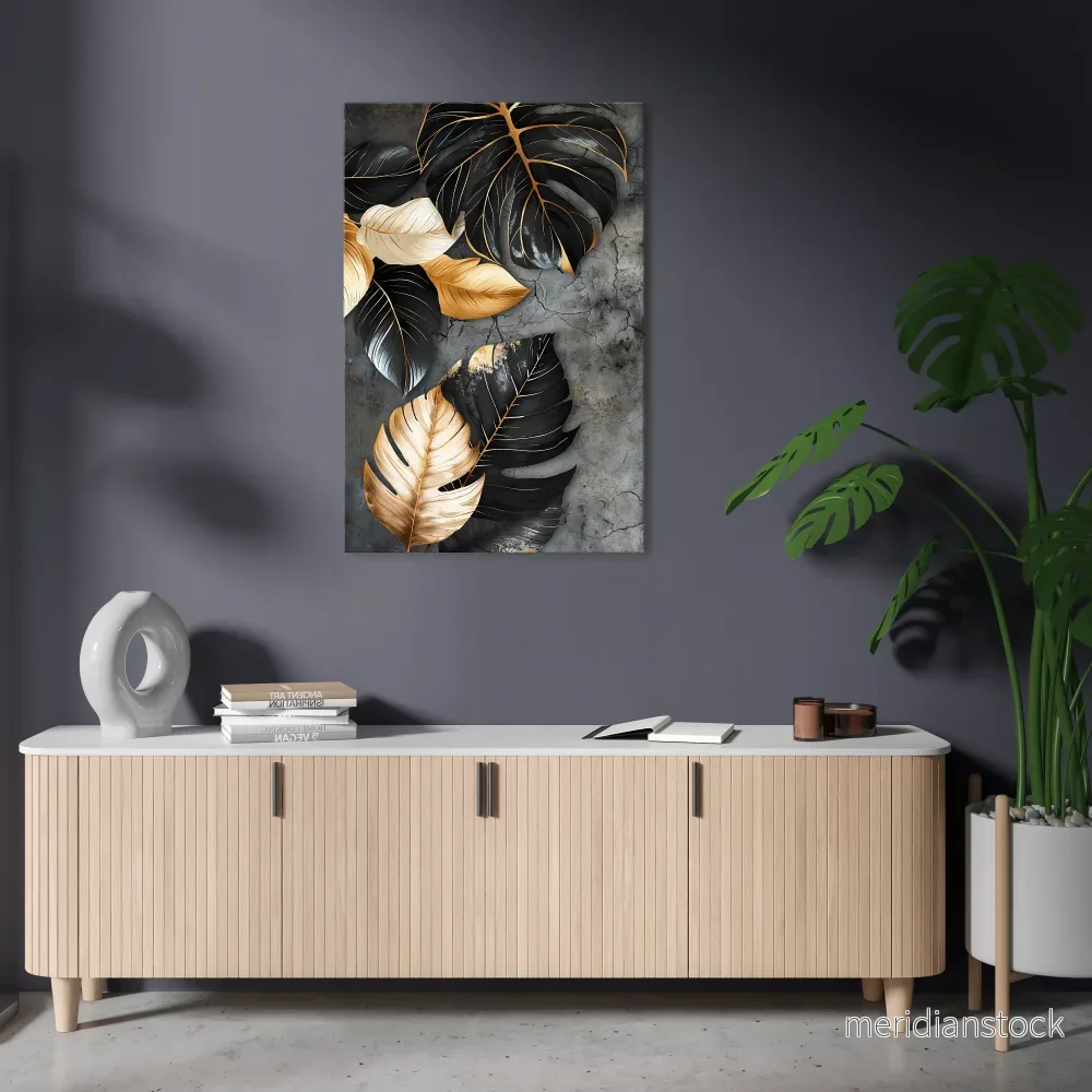 NATURE'S DARK EMBRACE Vertical Canvas Print