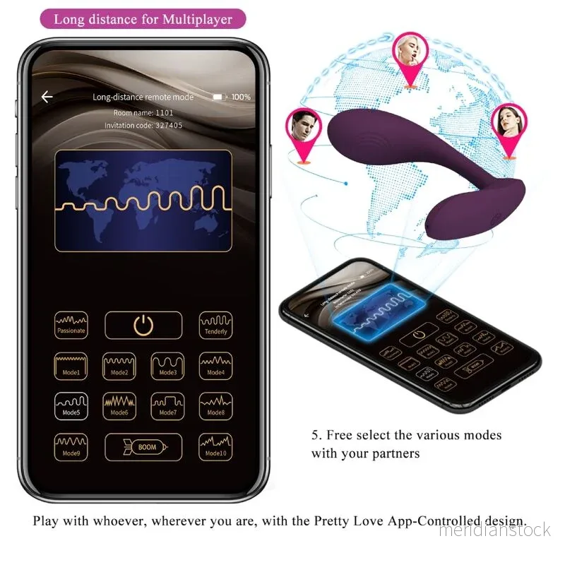 PRETTY LOVE - BAIRD G-SPOT 12 VIBRATIONS RECHARGEABLE LILA APP - Bild 2
