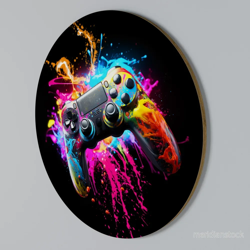 GAMING LUSH Rund väggdekor GAMING LUSH Rund väggdekor