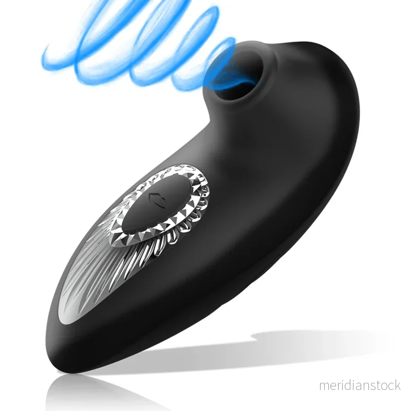 BLACK&SILVER - DRAKE DELUXE SUCKING VIBE RECHARGEABLE SILICONE BLACK - Bild 3