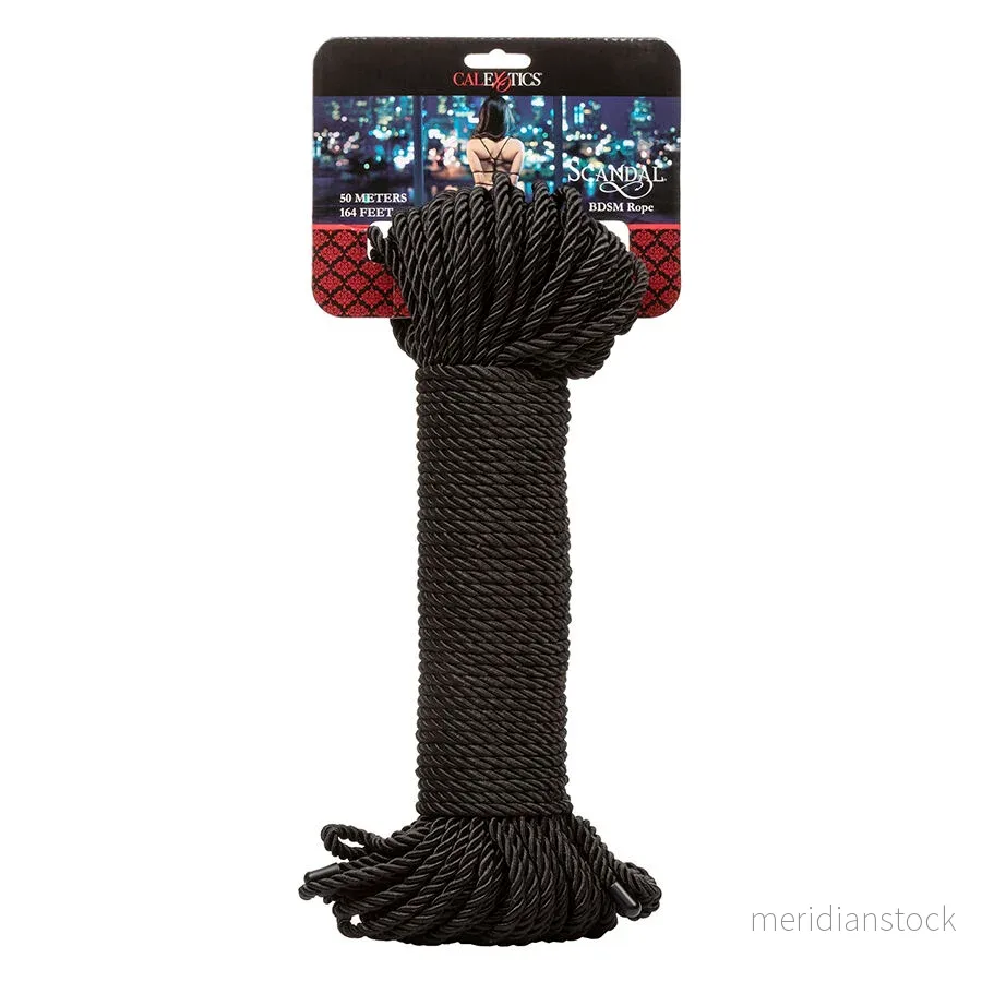 CALEXOTICS - SCANDAL BLACK BDSM ROPE 50 M - Bild 2