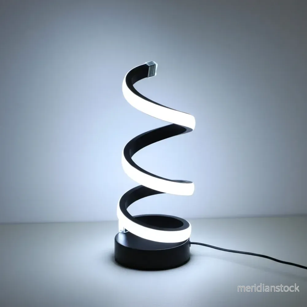 Modern S-form skrivbordslampa - Spiralino - Bild 2