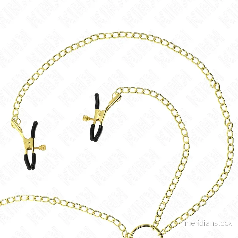 KINK - 4 NIPPLE AND CLIT CLAMPS ADJUSTABLE GOLD - Bild 3