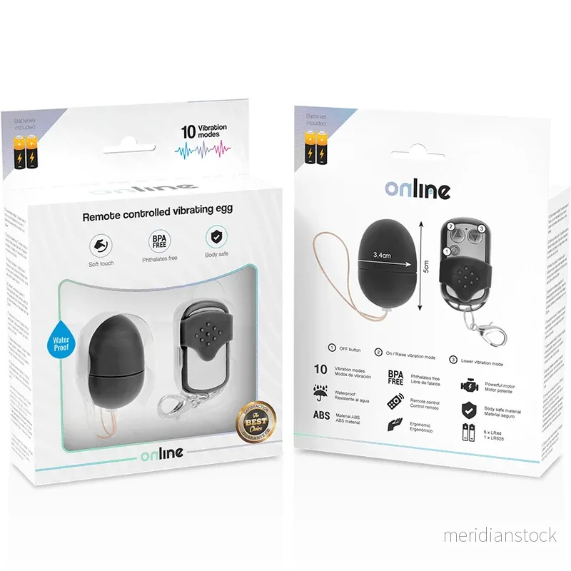 ONLINE - REMOTE CONTROL VIBRATING EGG S BLACK - Bild 3