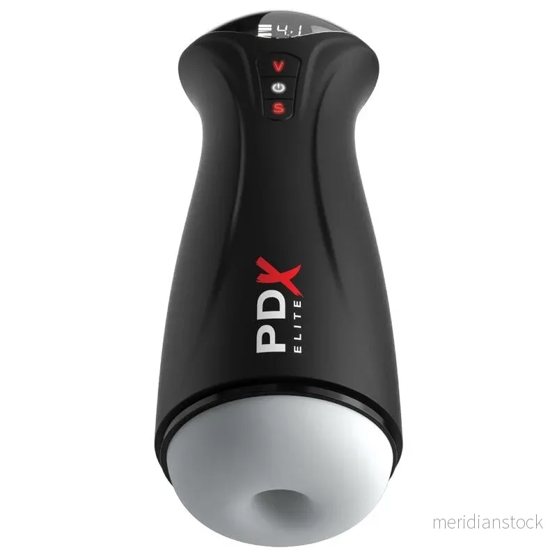 PDX ELITE - FAP-GASM CLEAR MALE MASTURBATOR WITH INTERMITTENT SUCTION