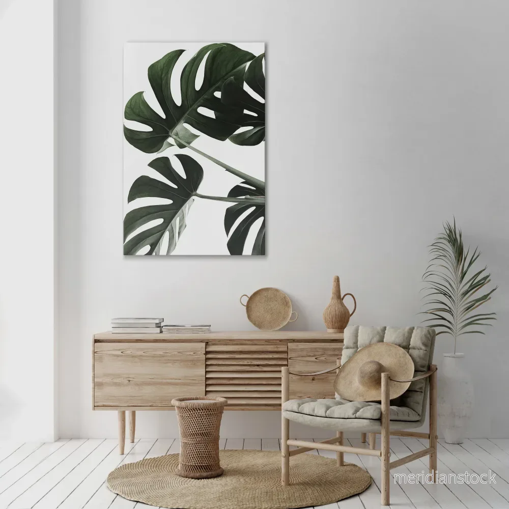 FOLIAGE FUSION Vertical Canvas Print - Bild 2