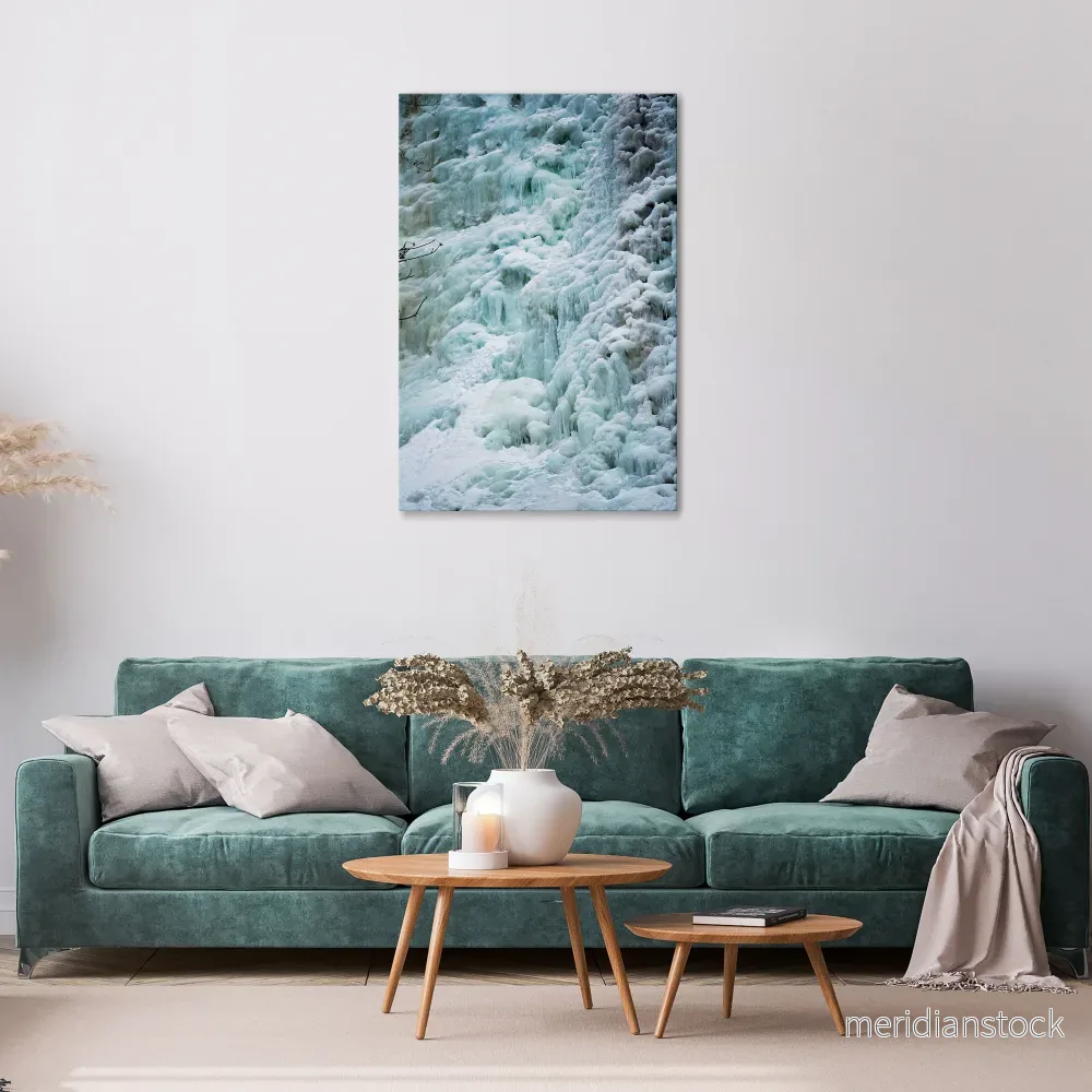FROSTED WHISPERS Vertical Canvas Print - Bild 2
