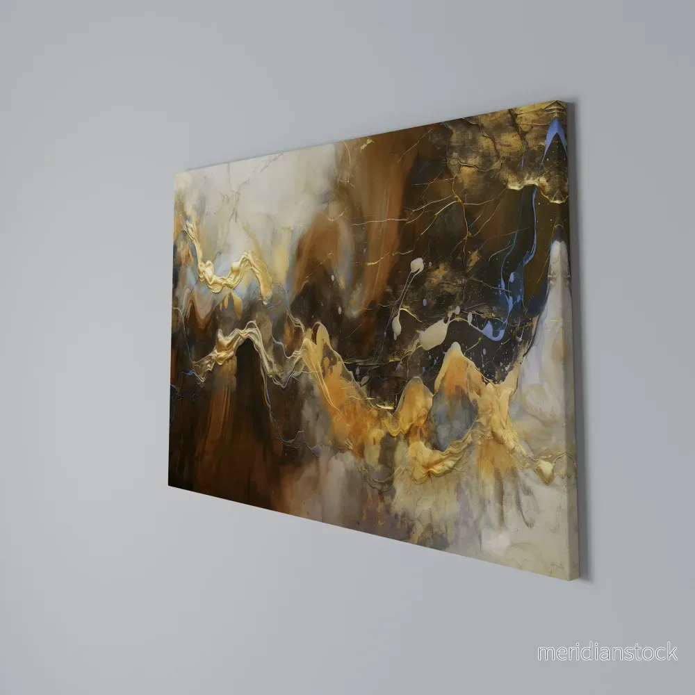 FLUID SYMPHONY Horizontal Canvas Print - Bild 3