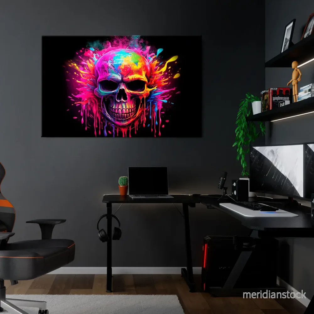 SKULL QUEST Horizontal Canvas Print