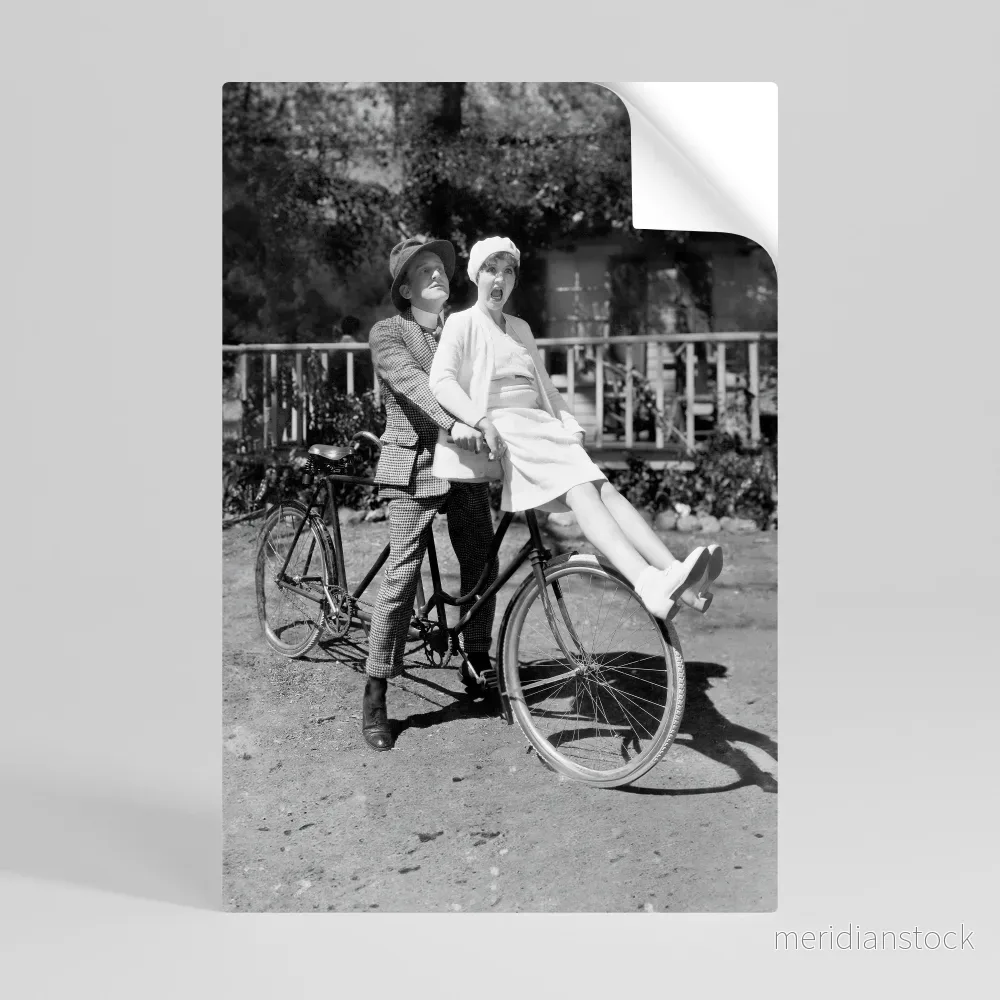 RIDING THROUGH TIME Självhäftande Vertikal Poster - Bild 2