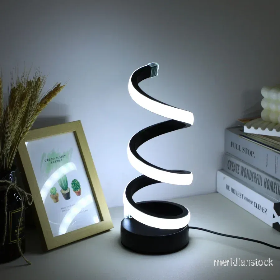 Modern S-formad skrivbordslampa - FlexiGlow