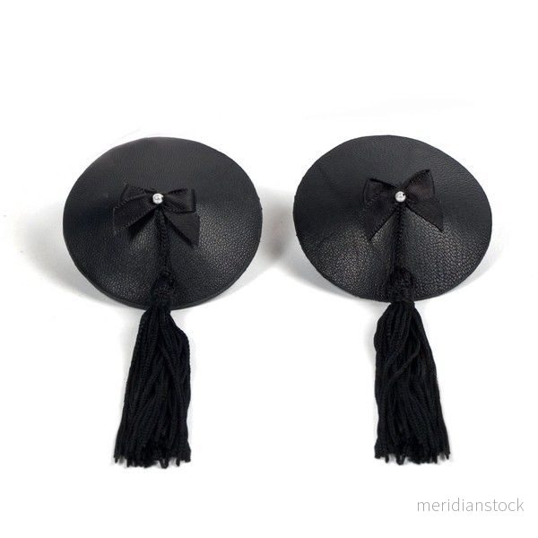 BIJOUX INDISCRETS - BURLESQUE BLACK NIPPLE COVERS - Bild 2