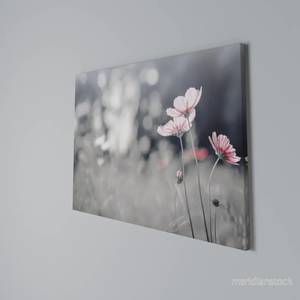 SUBTLE PETAL DANCE Horizontal Canvas Print - Bild 3