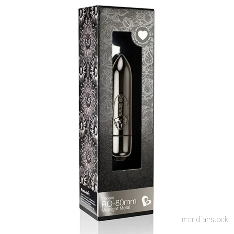ROCKS-OFF - VIBRATING BULLET RO-80MM MIDNIGHT METAL - Bild 3