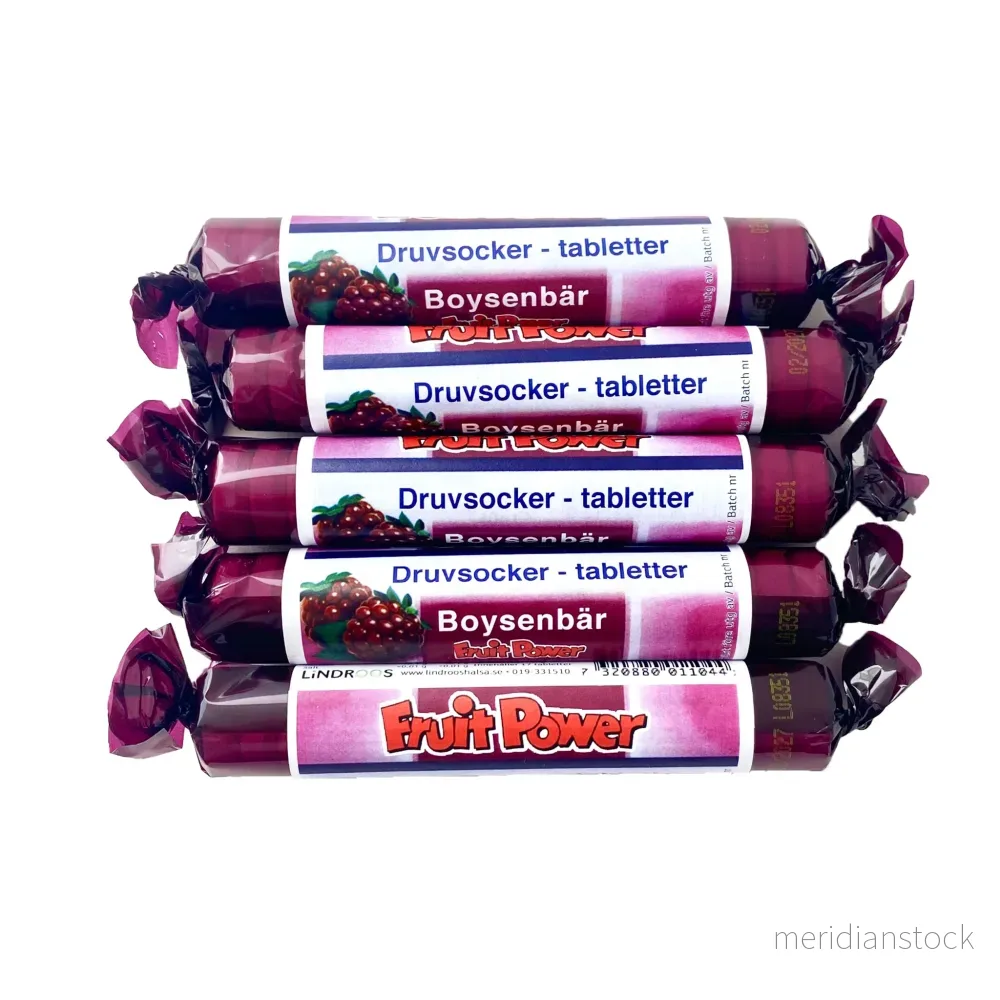 Druvsocker FruitPower Boysenbär 5-pack Druvsocker FruitPower Boysenbär 5-pack