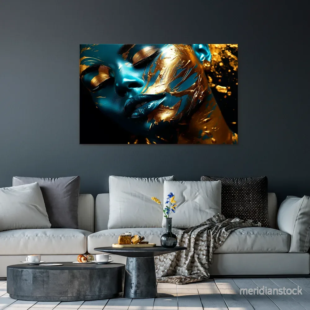 GOLDEN SERENITY Horizontal Canvas Print - Bild 2