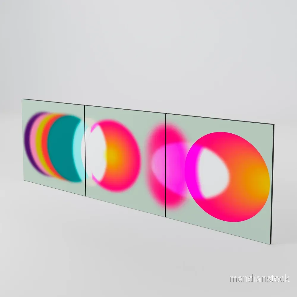 SYMPHONY OF COLORS Luckset med 3 dörrar till sideboard - Bild 3