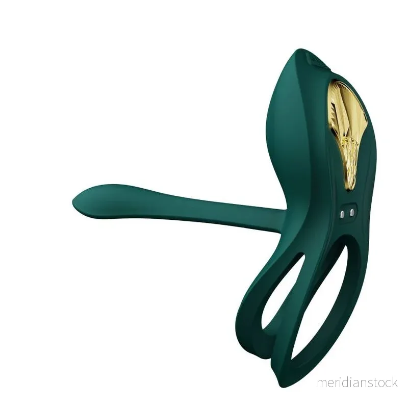 ZALO - BAYEK VIBRATING COUPLES RING GREEN - Bild 3